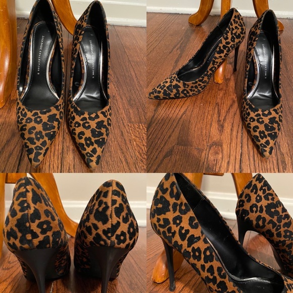 Zara Cheetah Print Stilettos - Picture 1 of 11